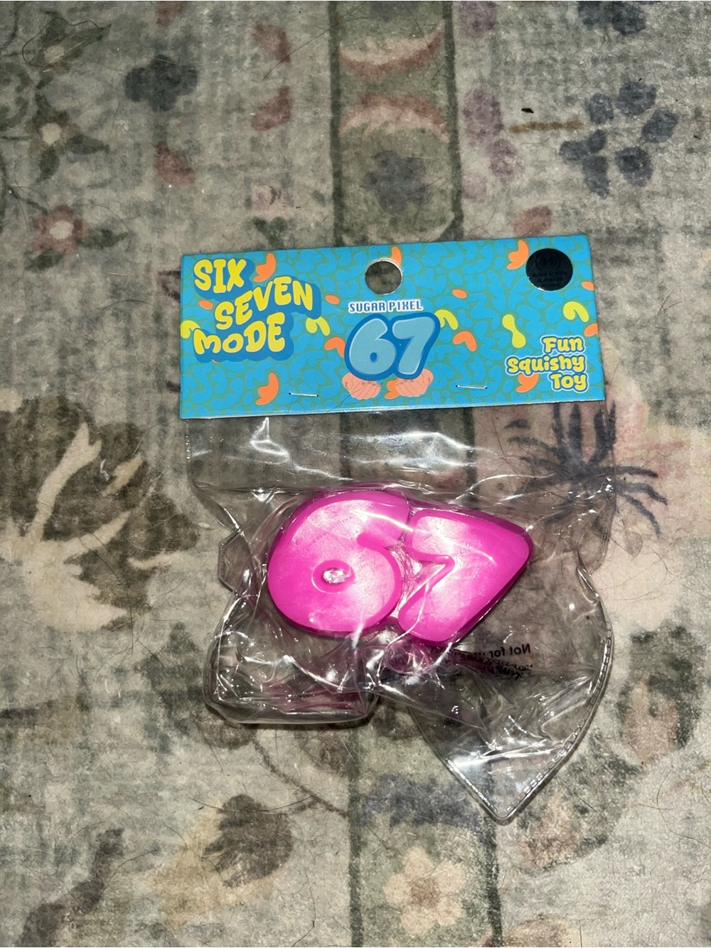 Kohl's Pink 67 Fun Squishy Toy - Kids Accessory